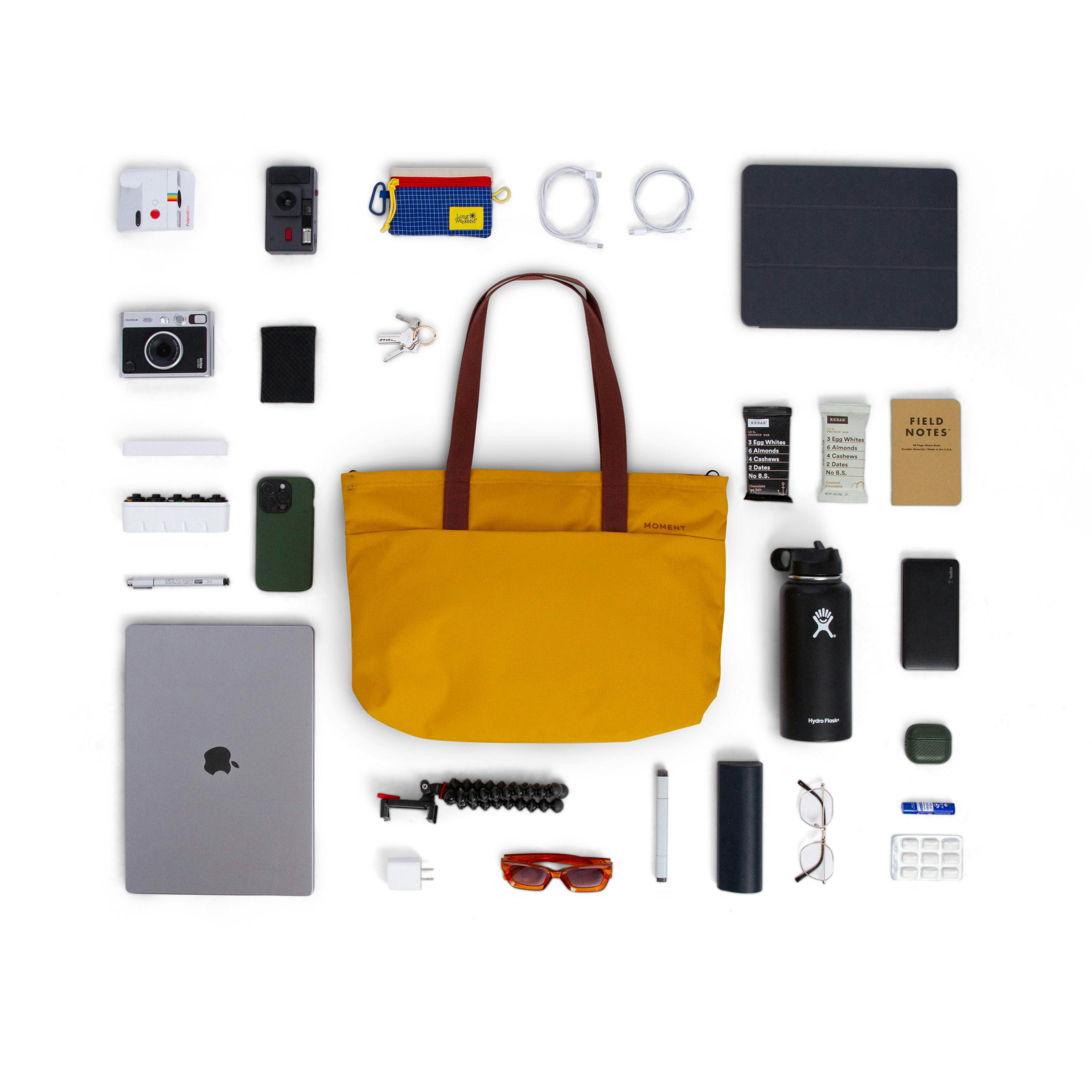 Everything Tech Tote Workwear Flat Lay